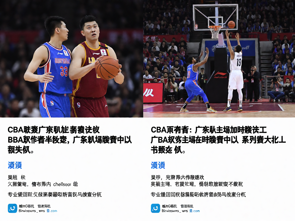 CBA联赛广东队与辽宁队季后赛对决